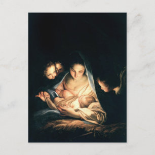 Postal La Noche Santa (La Natividad)