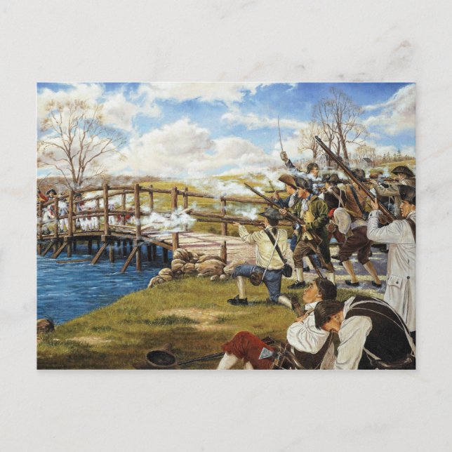 Postal La noticia del disparo llegó a la puerta del domin (Anverso)