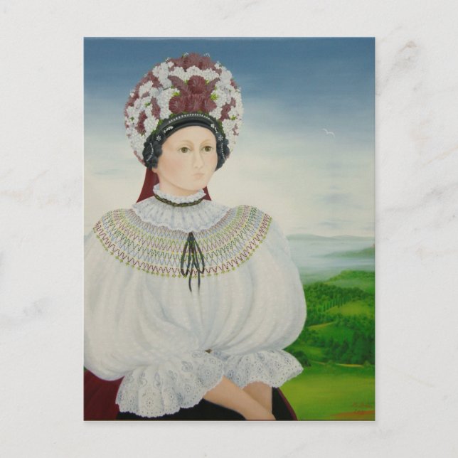 Postal La novia (Anverso)