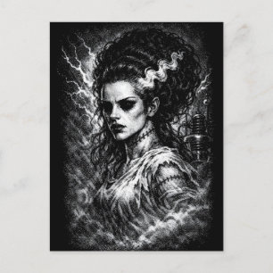 Postal La Novia de Frankenstein — Resucitada por BurnsEnE