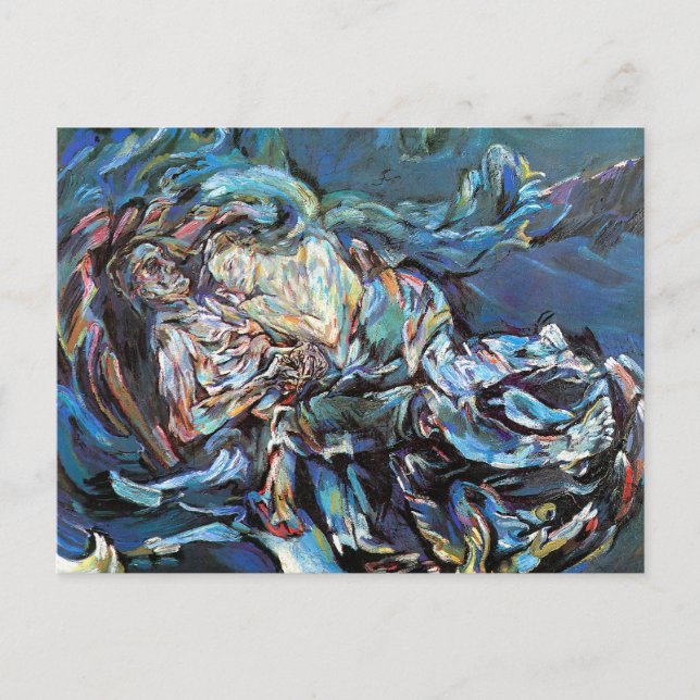 Postal La novia del viento (la tentación) (Anverso)