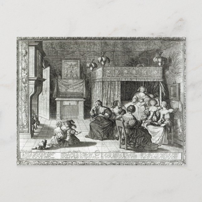 Postal La nueva madre (Anverso)