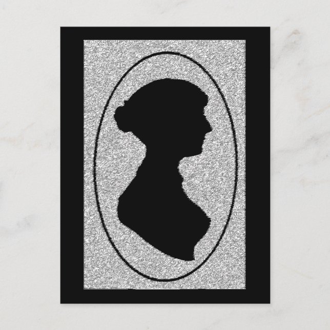 Postal La Nueva Silueta De Jane Austen (Anverso)