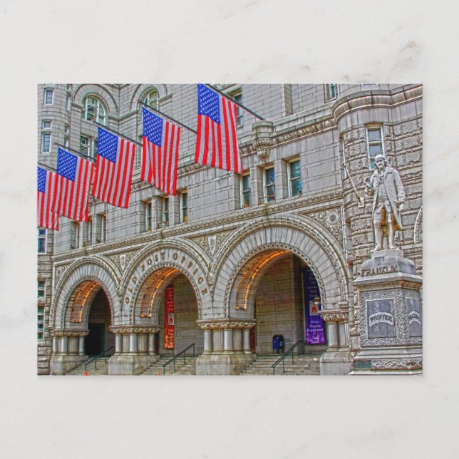 Postal La oficina de correos vieja (Anverso)