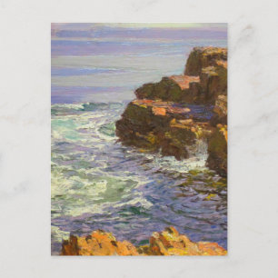Postal La ola que rompe la boca de Edward Henry Potthast
