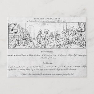 Postal La ópera del mendigo