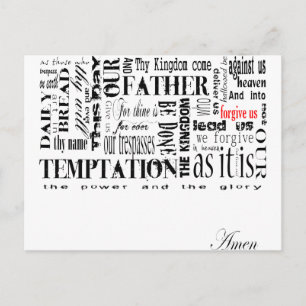 Postal La oración de los señores