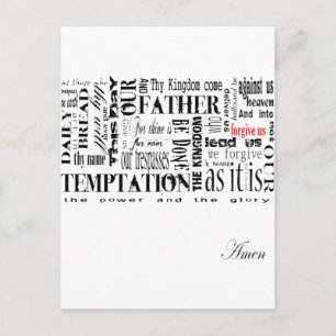 Postal La oración de los señores
