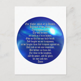 Postal La oración del Señor