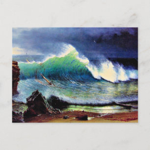 Postal La orilla del mar turquesa
