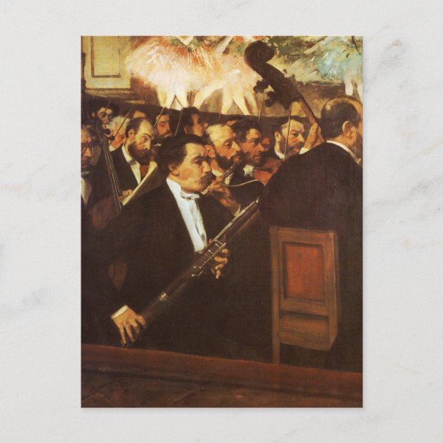 Postal 'La orquesta de la ópera' (Anverso)