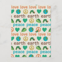 La oruga muy hambrienta, paz, amor a la tierra