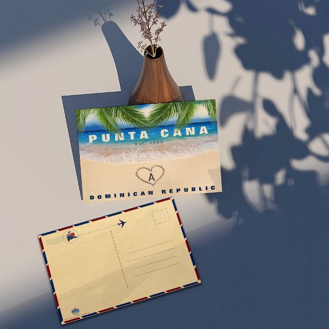 Postal La palma de la playa de Punta Cana DR deja recuerd (Subido por el creador)