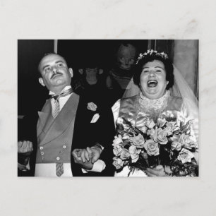 Postal La pareja feliz