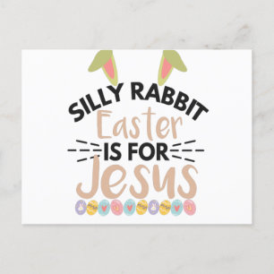 Postal La Pascua De Rabbit Silenciosa Es Para Jesús Graci