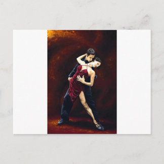 Postal La pasión del tango