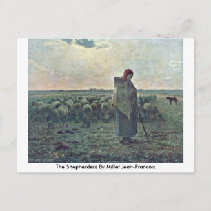Postal La Pastora De Millet (Ii), Jean-Francois