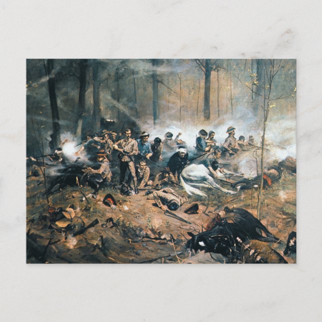 Postal La Patrulla de Shangani (Anverso)