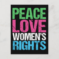 La paz ama los derechos de las mujeres