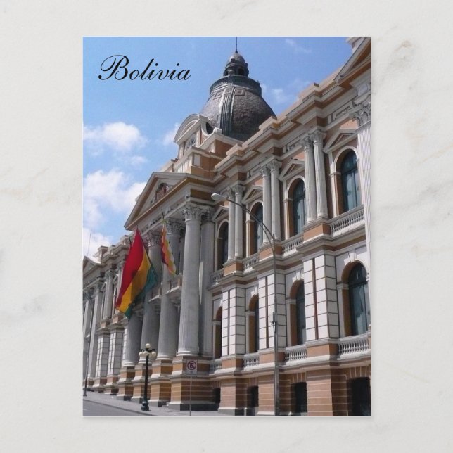 Postal la paz bolivia (Anverso)
