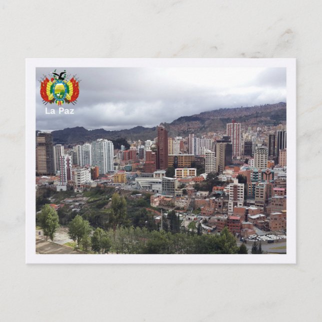 Postal La Paz - Bolivia (Anverso)