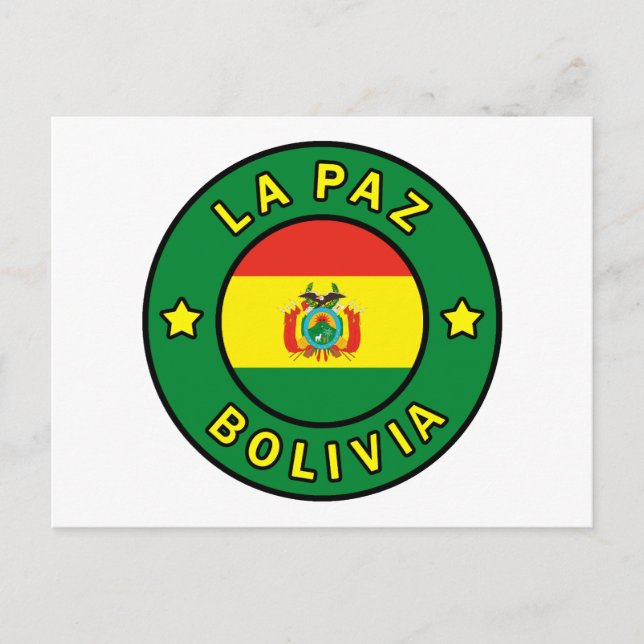 Postal La Paz Bolivia (Anverso)
