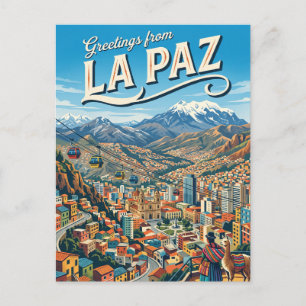 Postal La Paz Bolivia