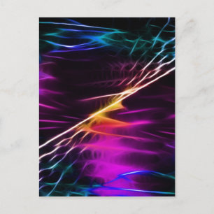 Postal La paz del amor rosa hippie y violeta