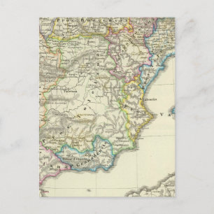 Postal La península ibérica a su iglesia