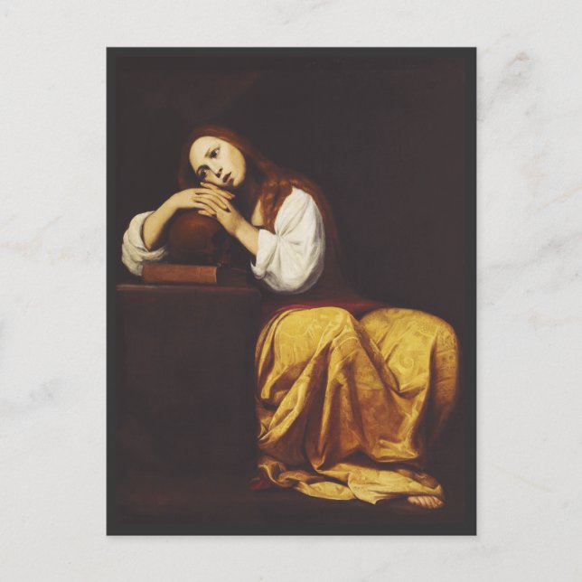 Postal La penitoria María Magdalena de Giacomo Galli (Anverso)
