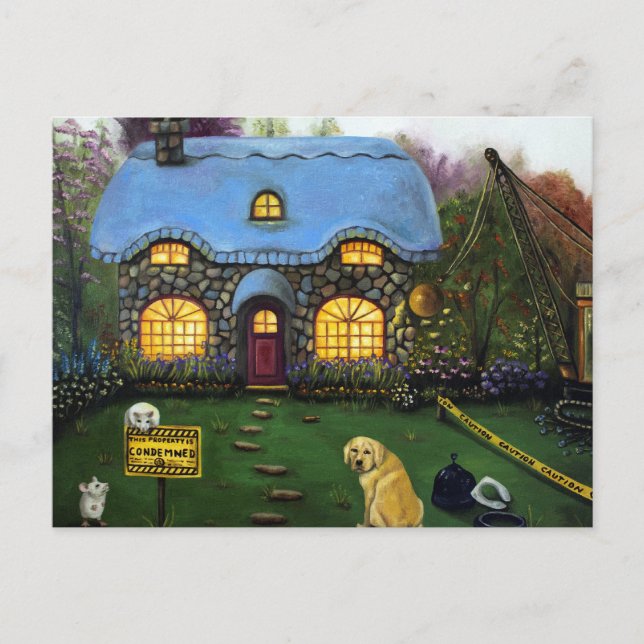 Postal La peor pesadilla de Kinkade 2 (Anverso)