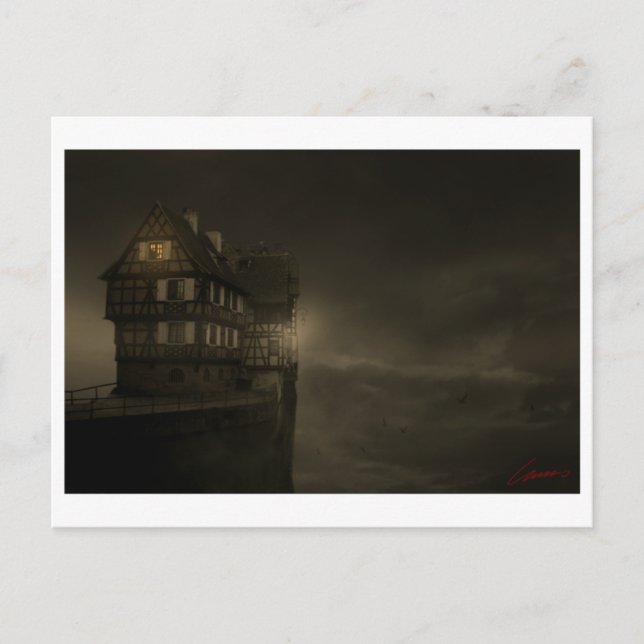 Postal La pequeña Francia post Card Darken (Anverso)