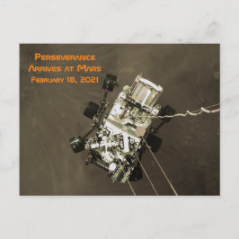 Postal La perseverancia llega a Marte (semibrillante)