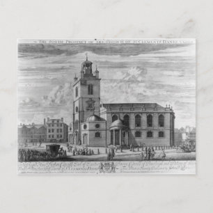 Postal La perspectiva sur de la iglesia de San Pedro.