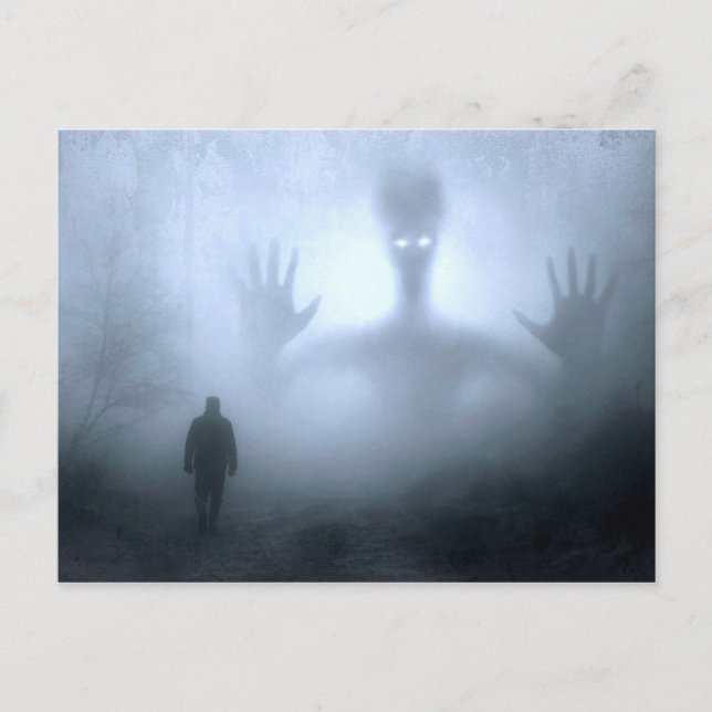 Postal La pesadilla de Halloween (Anverso)