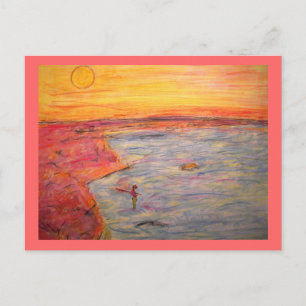 Postal la pesca es buena terapia