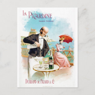 Postal La Picardine Absinthe Supérieure Bella Artes