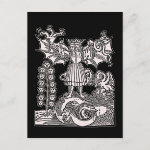 Postal La piedra filosofal