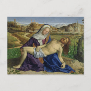 Postal La Pieta, c.1505 (aceite en el panel) (reposo post