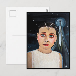 Postal La pintura de La Emperatriz por Alfred Fox