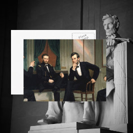 Postal La pintura de los pacíficos de 1868