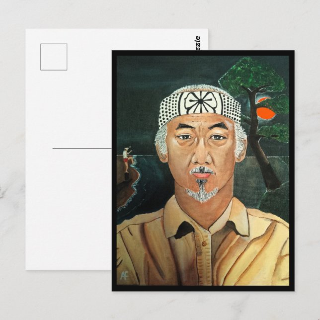 Postal La pintura de Sensei de Alfred Fox (Anverso / Reverso)