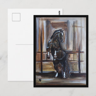 Postal La pintura del caballo salvaje de Alfred Fox