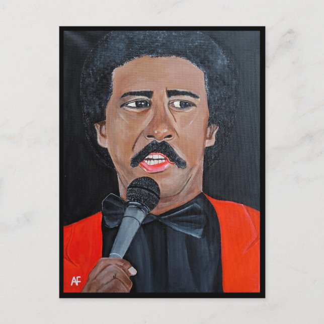 Postal La pintura del comediante de Alfred Fox (Anverso)