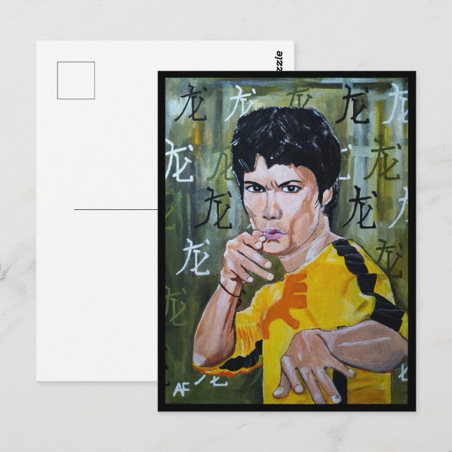 Postal La pintura del dragón de Alfred Fox coleccionable (Anverso / Reverso)