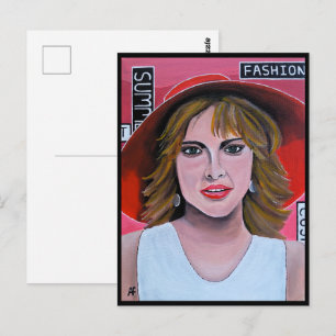 Postal La pintura del maniquí de Alfred Fox