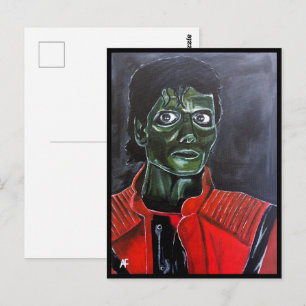 Postal La pintura del zombie de Alfred Fox