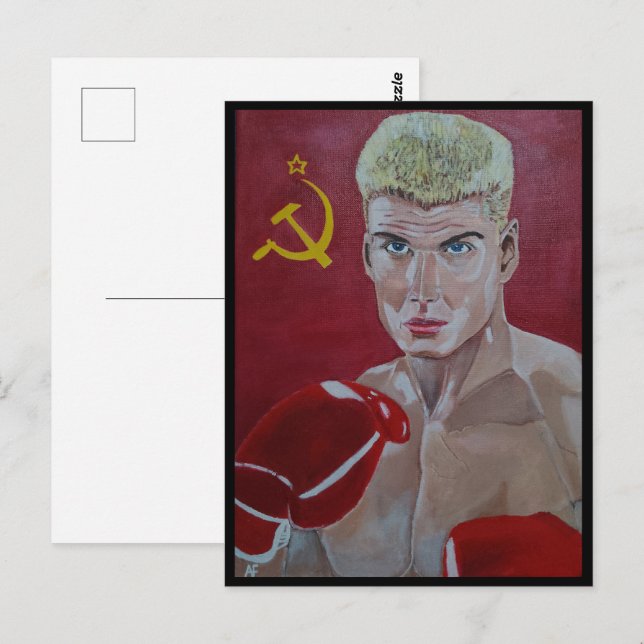 Postal La pintura rusa de Alfred Fox coleccionable (Anverso / Reverso)