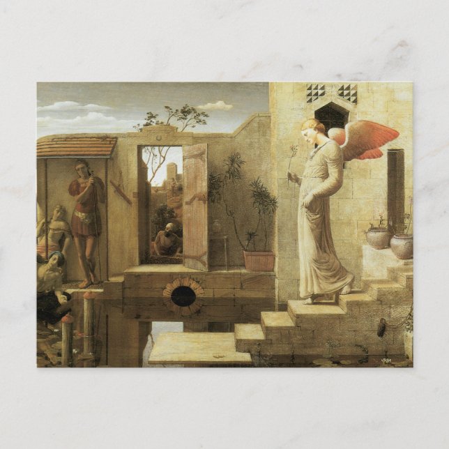 Postal La piscina de Bethesda, 1876-77, Robert Bateman (Anverso)