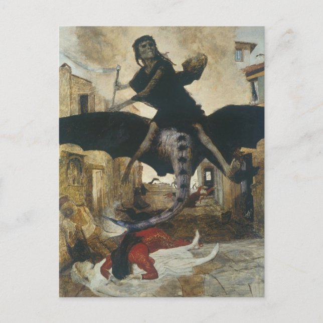 Postal La plaga (Anverso)